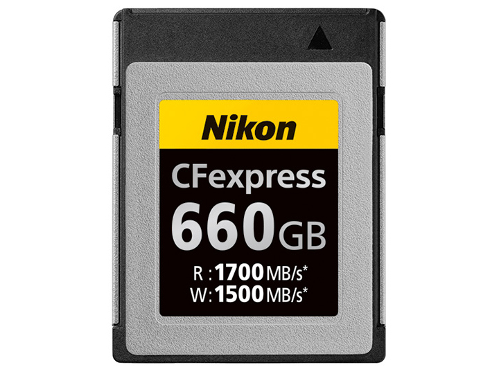 ニコン純正のCFexpressカードが登場。660GB・11.7万円 - デジカメ Watch