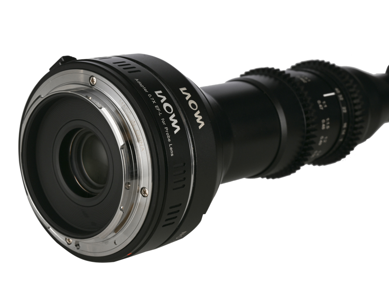 LAOWA、「24mm 2X MACRO PROBE」用の0.7倍レデューサー。4.6万円