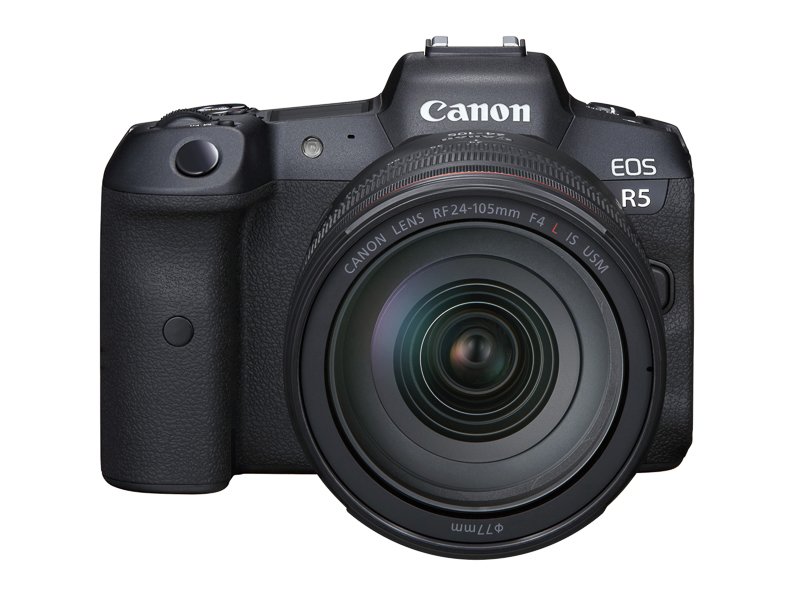 キヤノン、4,500万画素ミラーレスカメラ「EOS R5」を7月下旬発売。約50