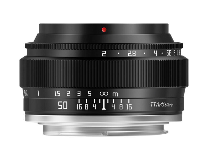 焦点工房、フルサイズ対応の薄型レンズ「TTArtisan 50mm f/2」国内