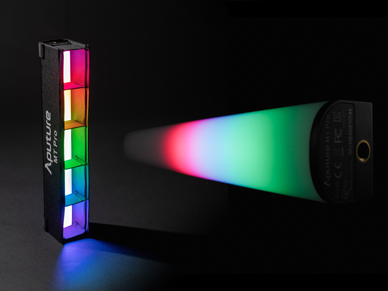 Aputure、発光面を36分割できるチューブ型LEDライト「MT PRO」。3.9万 