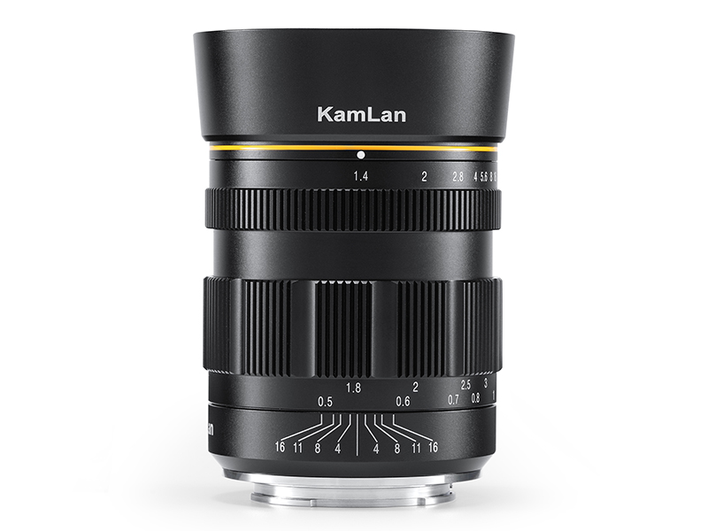 KamLan、フルサイズ対応MFレンズ「55mm F1.4」。3.4万円