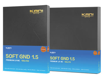 KANI、最大濃度ND64のハーフND「Premium Soft GND 1.8 100x150mm 