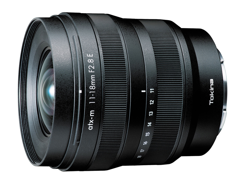 トキナー、APS-C広角ズーム「atx-m 11-18mm F2.8 E」。11.4万円