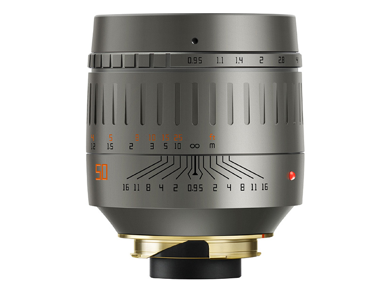 ライカMマウント用「TTArtisan 50mm f/0.95 ASPH」にチタンカラーが