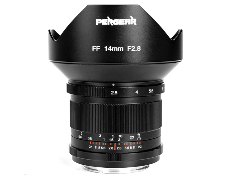 新ELEFOTOフルサイズデジタルレンズ１４mm f2.8マウント各種ミラーレス