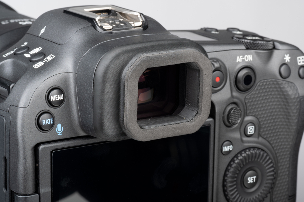 シンクタンクフォト レインカバー  EOS R3アイピース付き thinkTANKphoto、レインカバー用アイピースに「EOS R3」用を追加