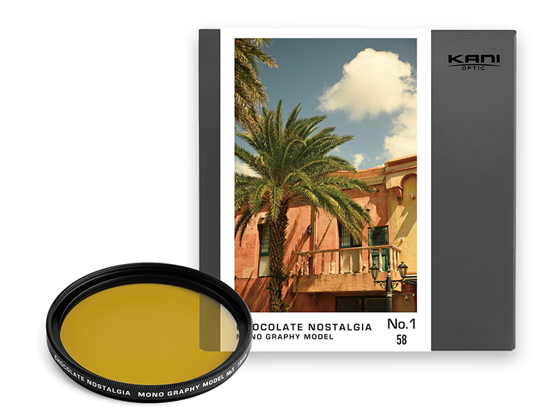 レトロな風合いが特徴のレンズフィルター「チョコレートノスタルジア