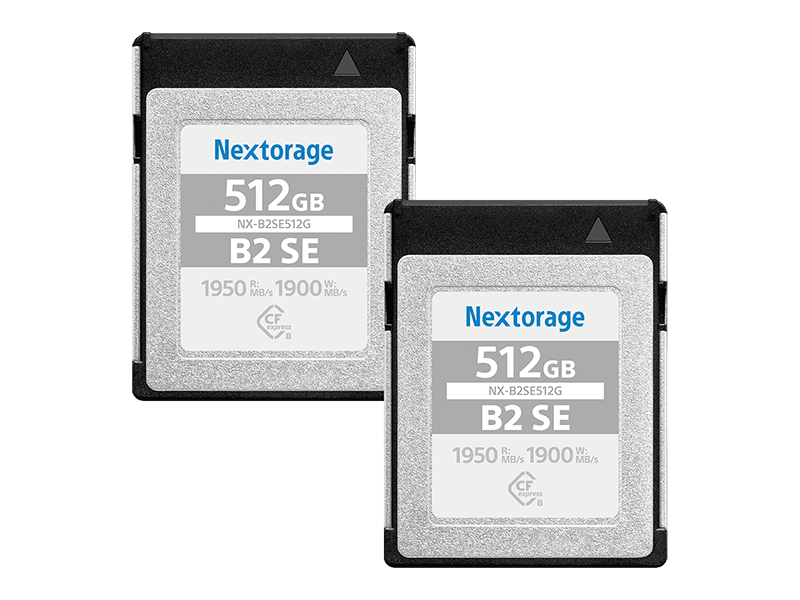 Nextorage、CFexpress Type B・512GBの2枚セットを発売。1枚ずつの購入