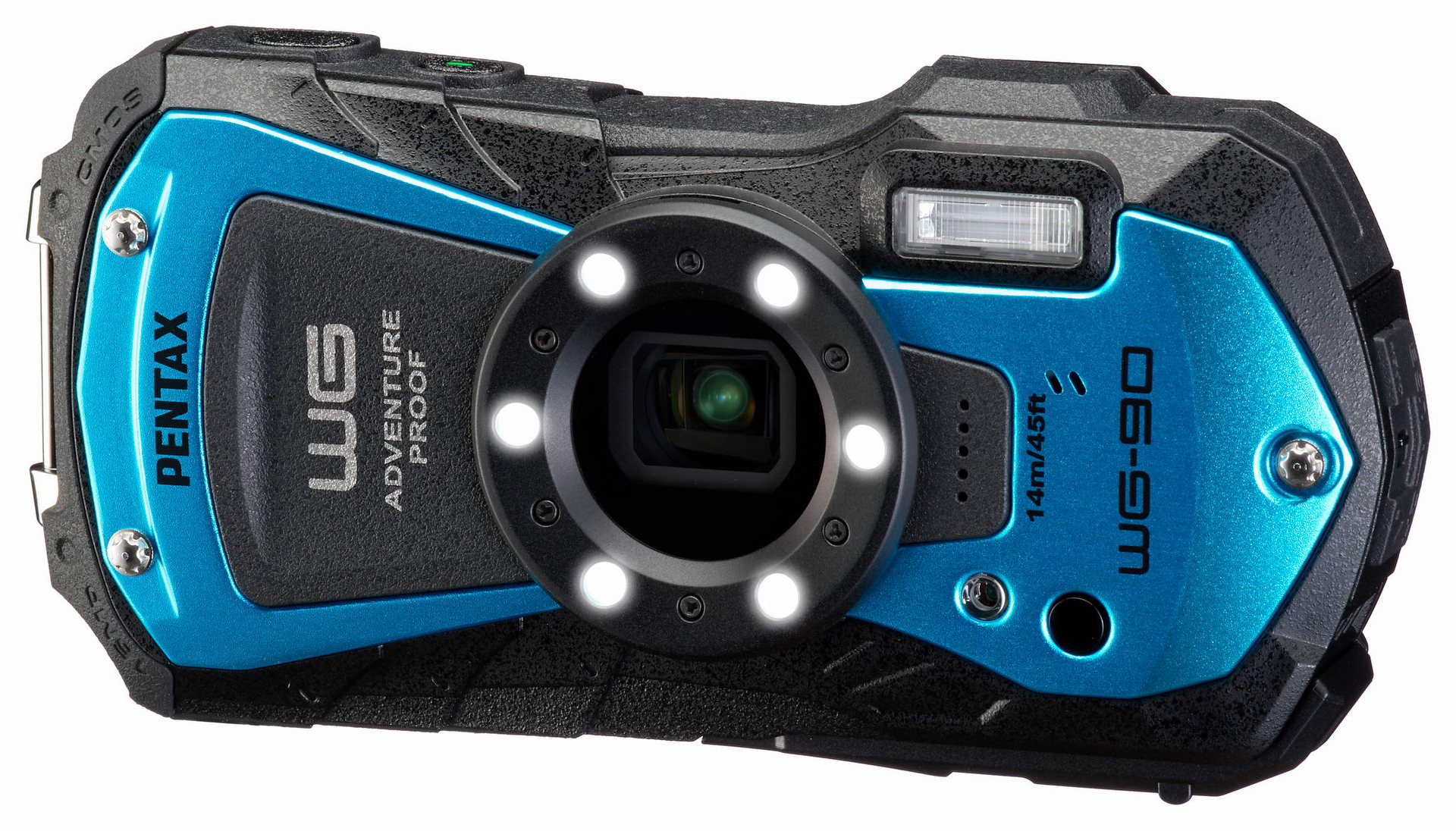 カメラRICOH 防水デジタルカメラ WG WG-40W BLUE - コンパクトデジタル 