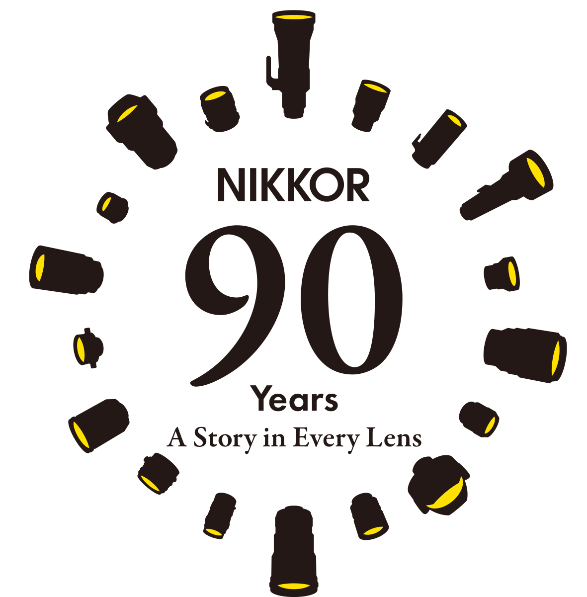 ニコン、「NIKKOR」レンズ発売90周年を記念したロゴを制定 - デジカメ