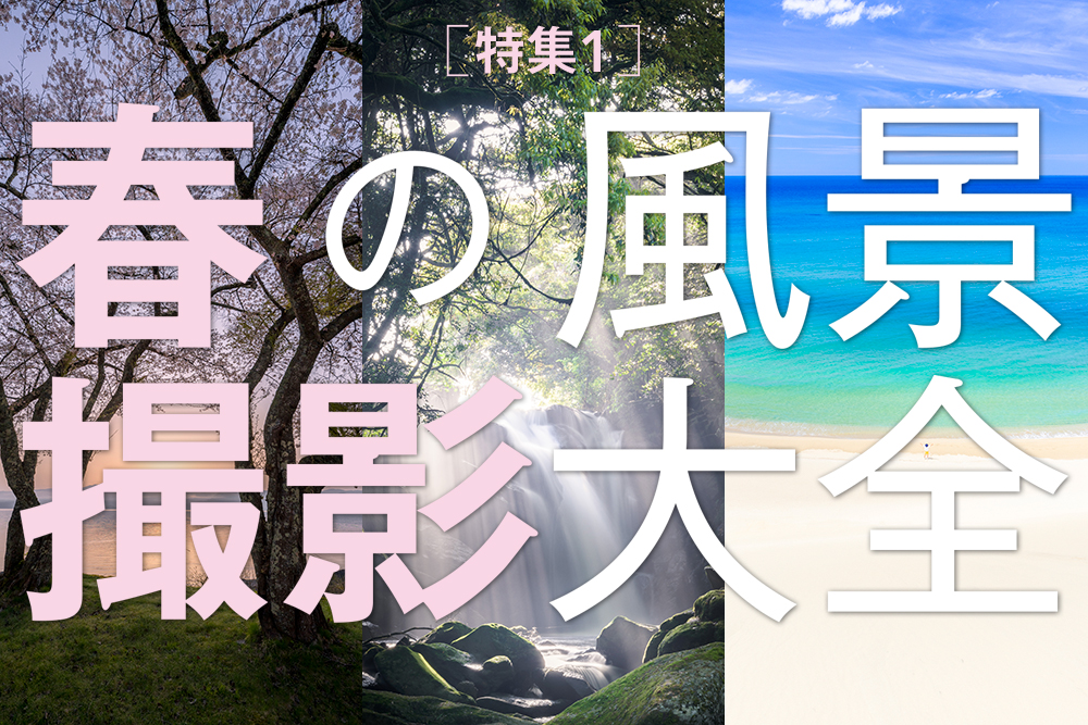 4月号の特集は「春の風景撮影全集」…基本テクニックと実践例で