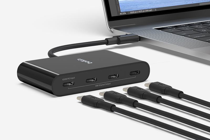10GBPS USB 3.2ドッキングステーションハブタイプCスプリッター