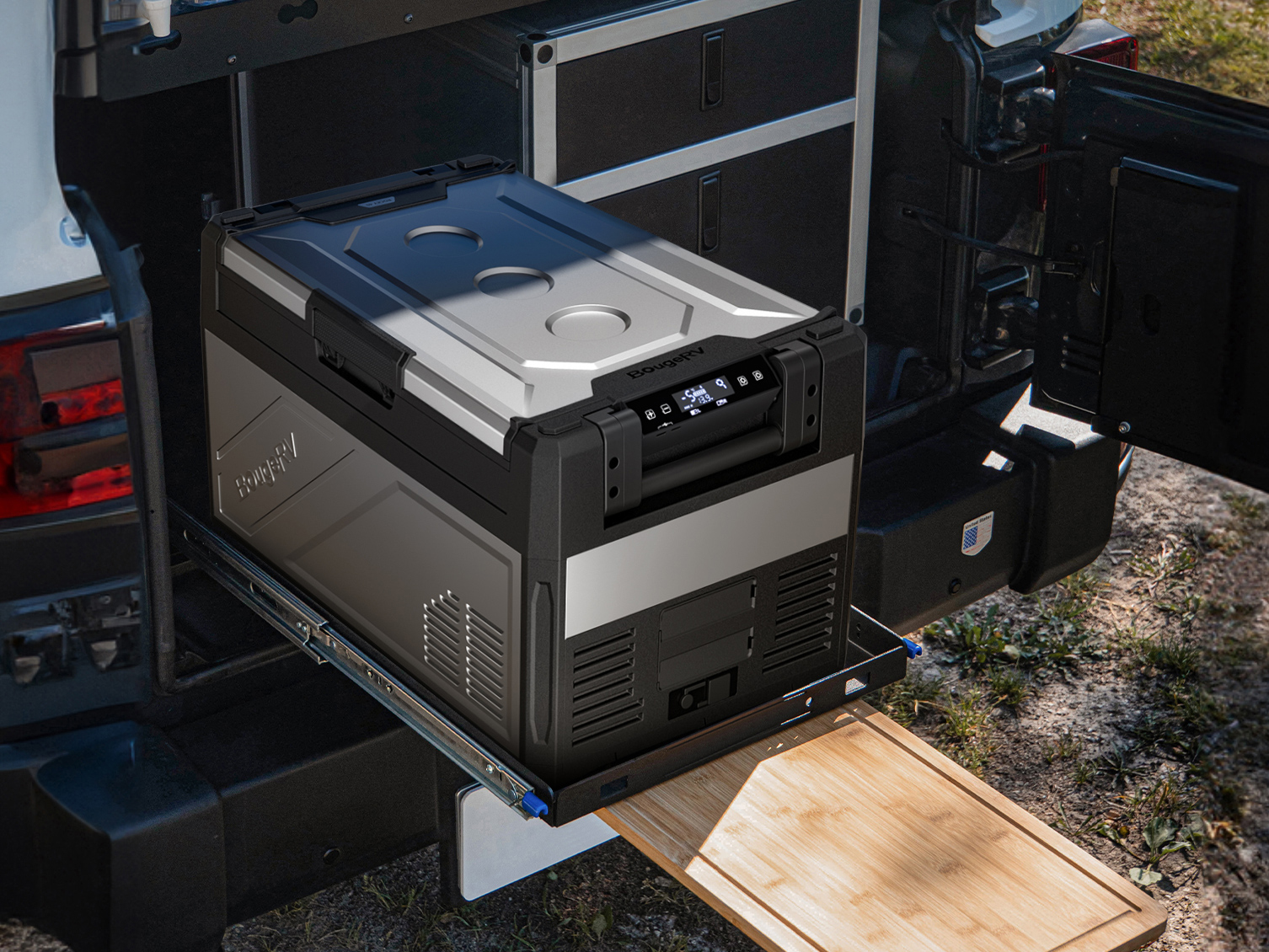 中古 BougeRV Rocky ポータブル冷蔵庫 車載冷蔵庫 39L