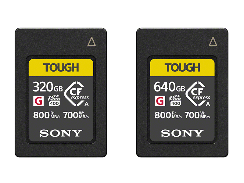 ソニーの一部CFexpress Type Aカードで認識しない不具合。該当メモリ