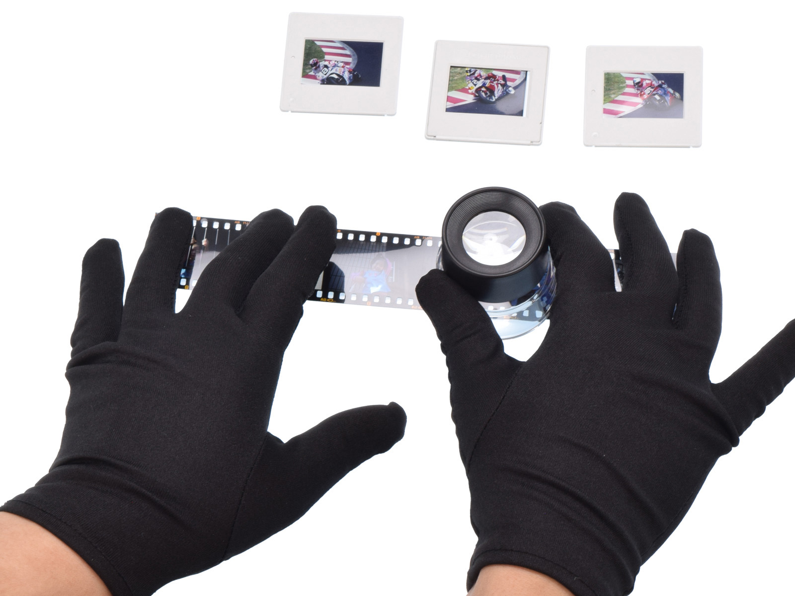 エツミの写真作業用手袋に黒1色のブラックカラー - デジカメ Watch