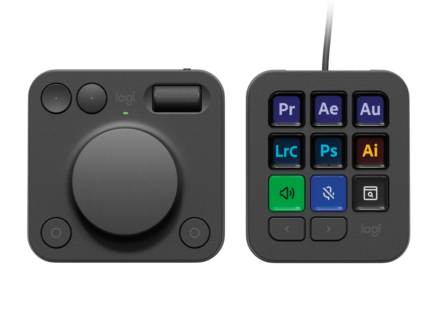 分離したダイヤルとキーパッドで自由に配置…ロジクール初の左手