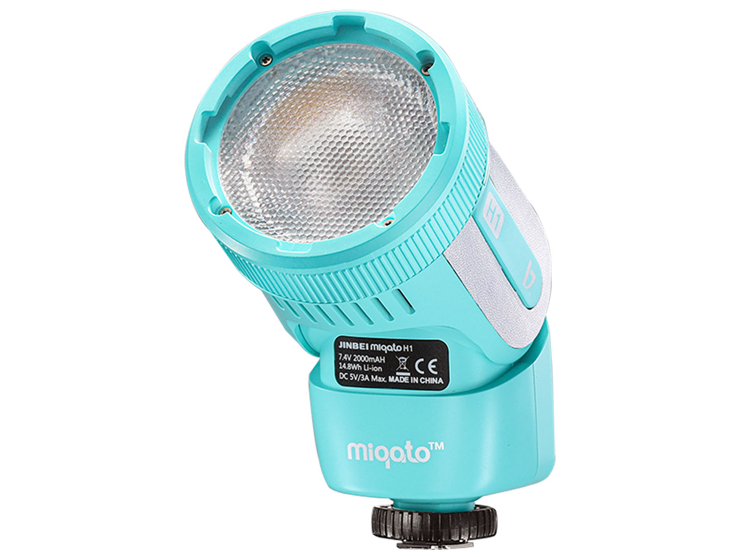 [z412]JINBEI H1 LEDスピードライト JINBEI H1 Round Head LED Speedlite HSS TTL Camera Flash 12W