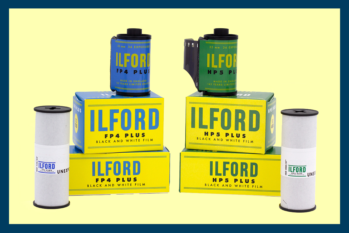 ILFORD創業145周年記念／レトロデザインパッケージの白黒フィルム