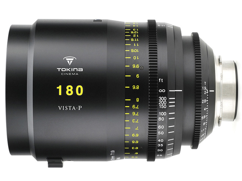 Tokinaシネマレンズ「VISTA-P」に焦点距離180mmが追加