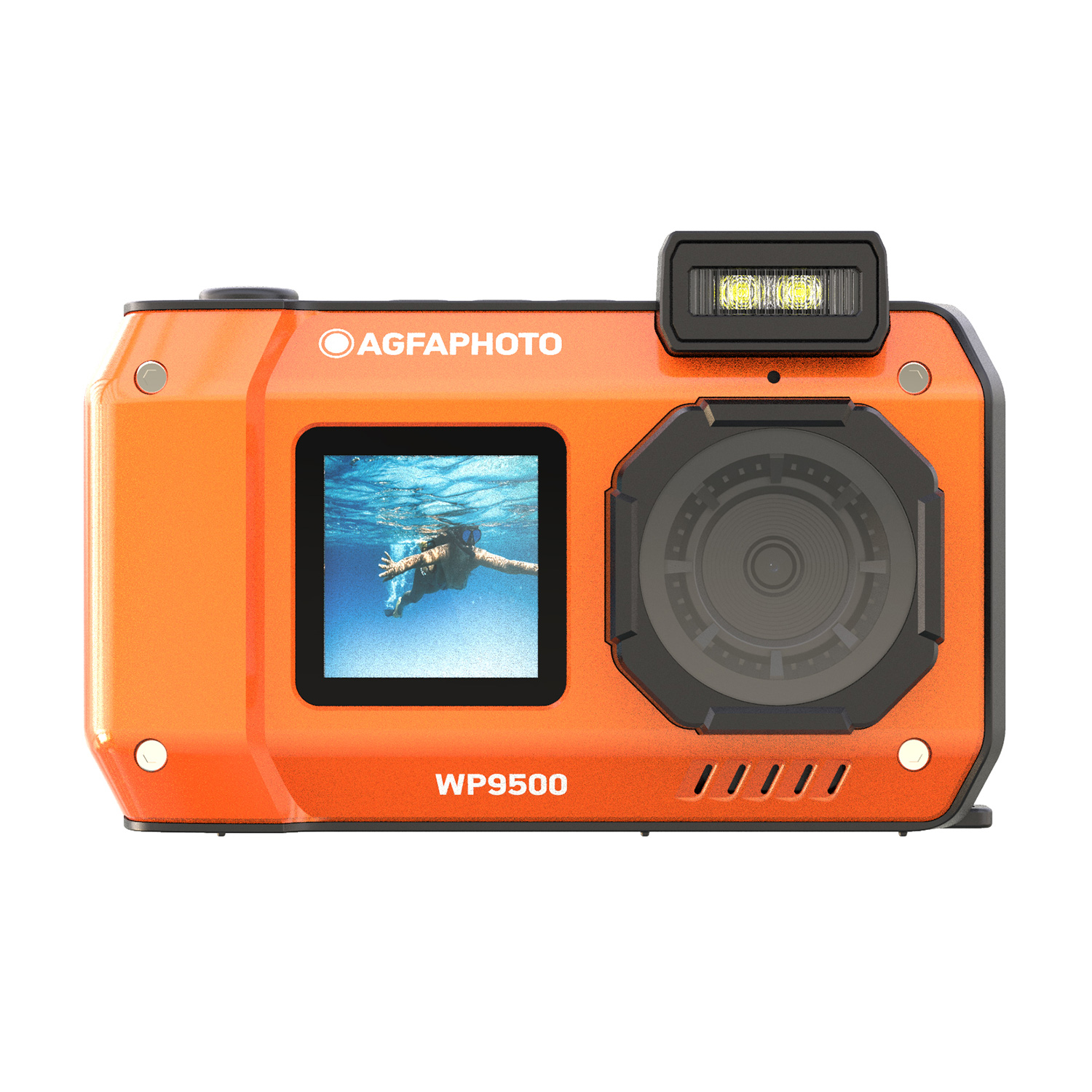 デジタルカメラ AGEPON オレンジカラーもあり／「AGFA」ブランドの防水デジカメ