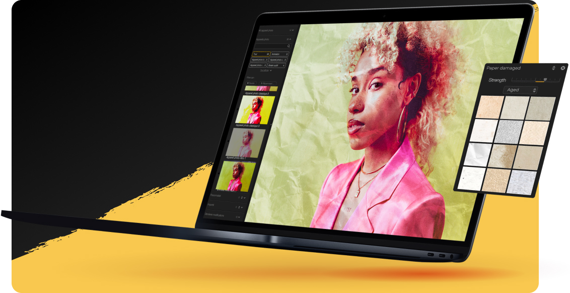 写真に紙の質感を加えるテクスチャを30種類追加／Photoshop向けプラグ