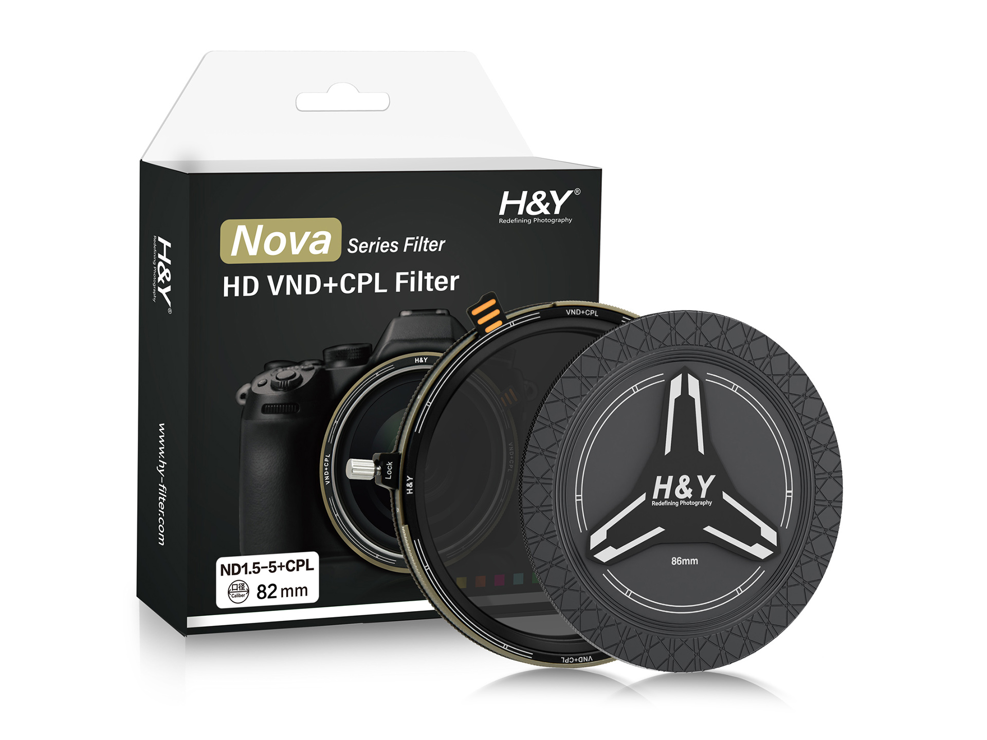 H&Y、マグネット吸着に対応した可変ND+CPLの「2in1」フィルター