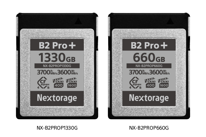 Nextorage、“VPG1600対応”のCFexpress 4.0 Type Bメモリーカードを開発