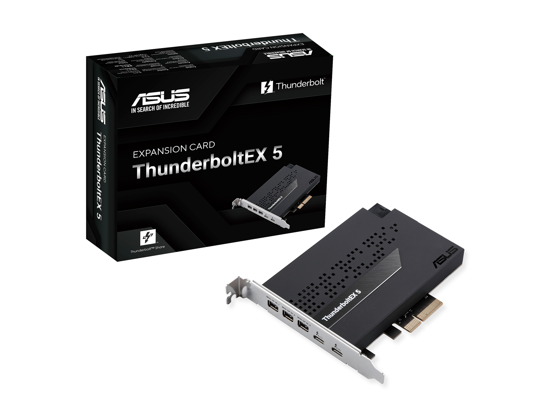 Thunderbolt 5」ポートを増設できるASUSの拡張カード - デジカメ Watch