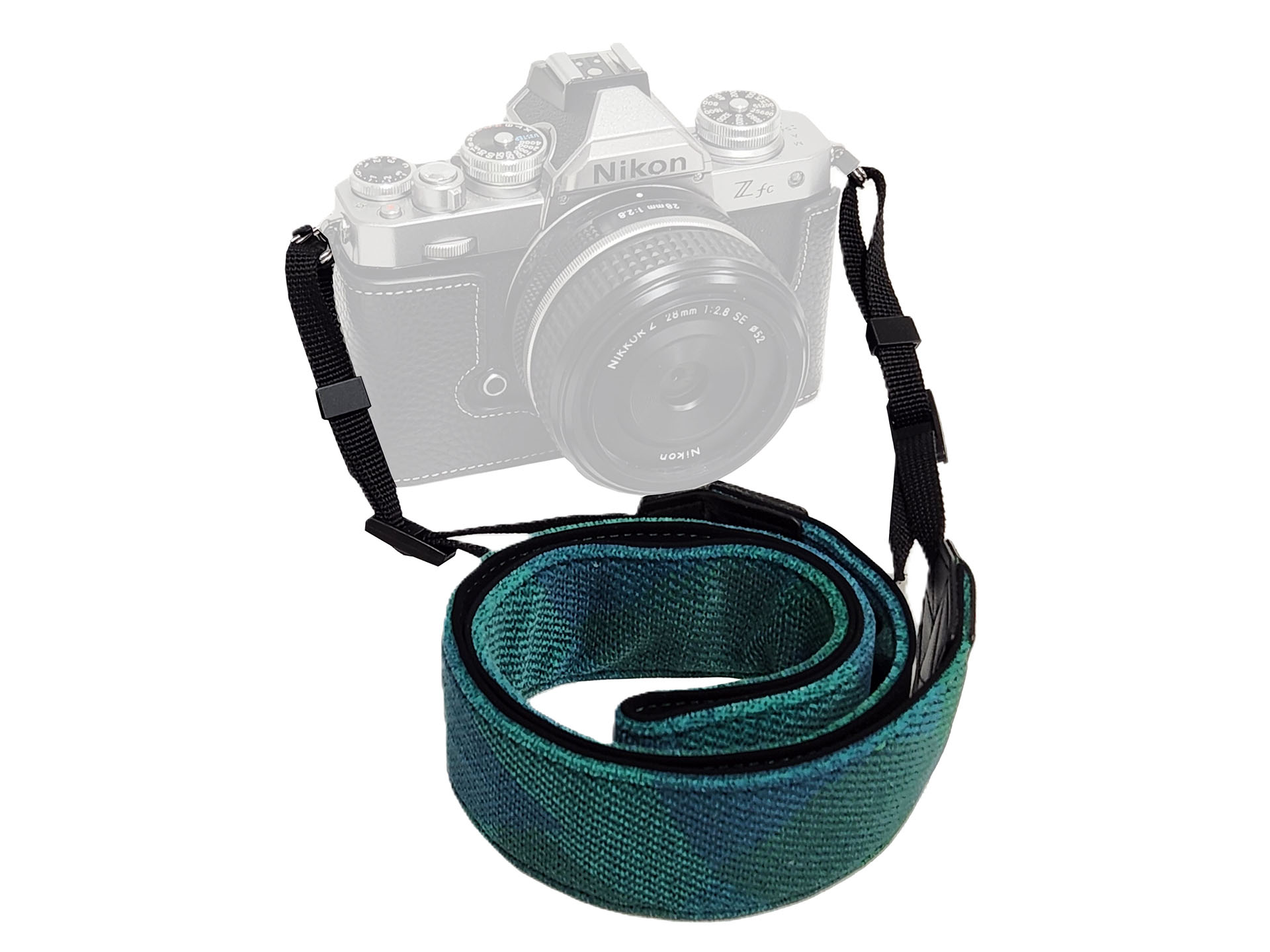 埼京線／横浜線を走るE233系電車のシート生地を使用したカメラストラップ　