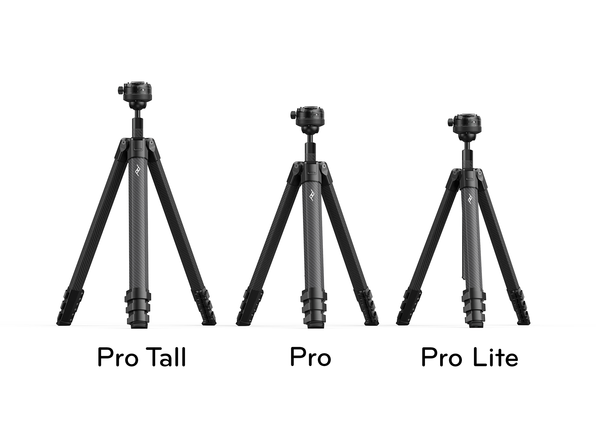 Peak Designの「六角柱」三脚に中・大型モデル　より幅広い撮影に対応　剛性も高めた「Pro Tripod」