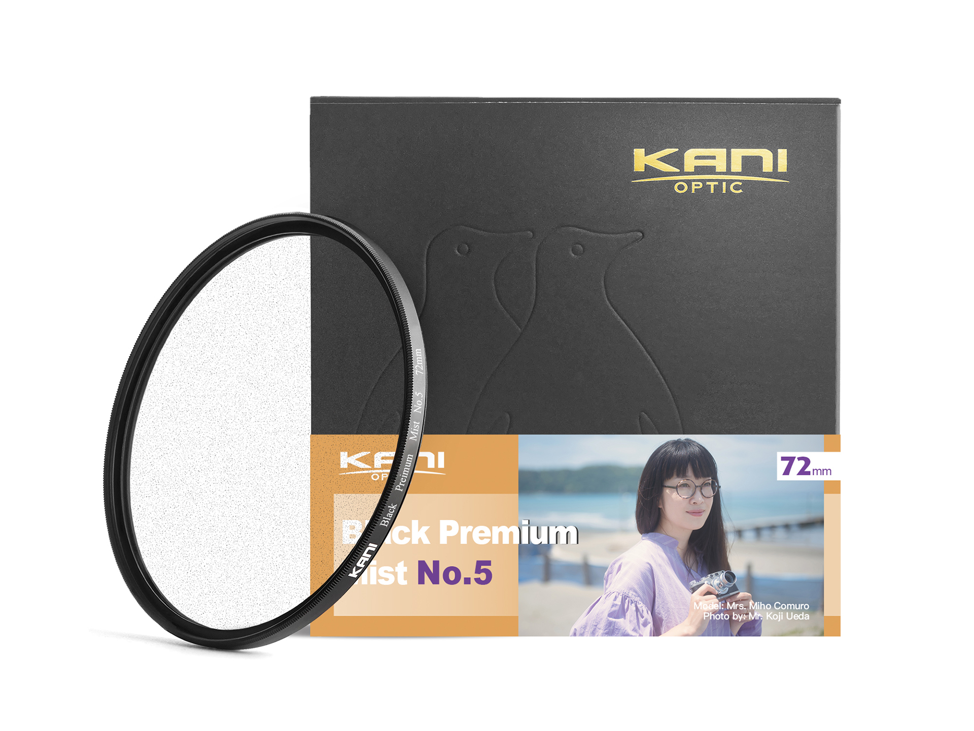 KANIのブラックミスト系フィルターに72mmサイズ　