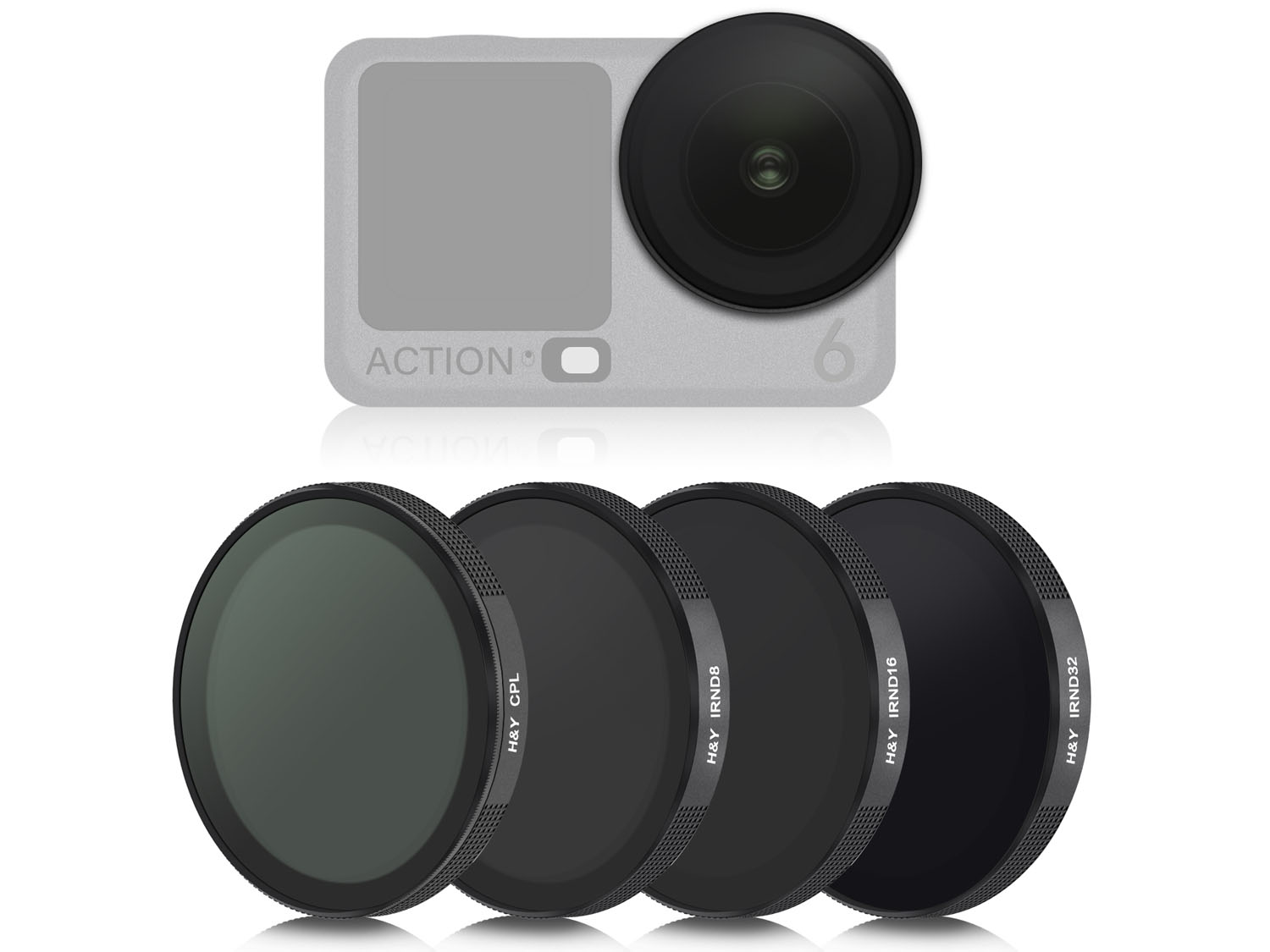 H&Yが「DJI Osmo Action 6」用のCPL+NDフィルターセットを発売　