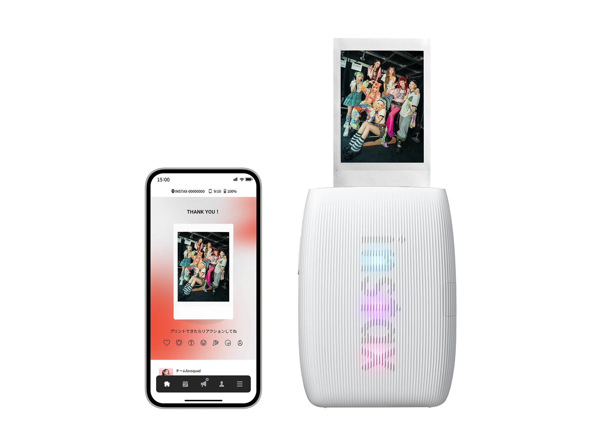 instax“チェキ”のスマホアプリがアーティストXGとコラボ　ツアー中の「ここだけの一枚」をチェキプリント