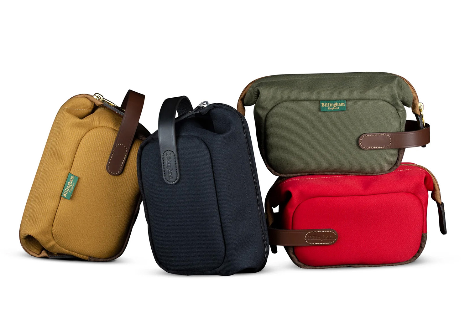 大きく開くBillinghamのカメラポーチ　