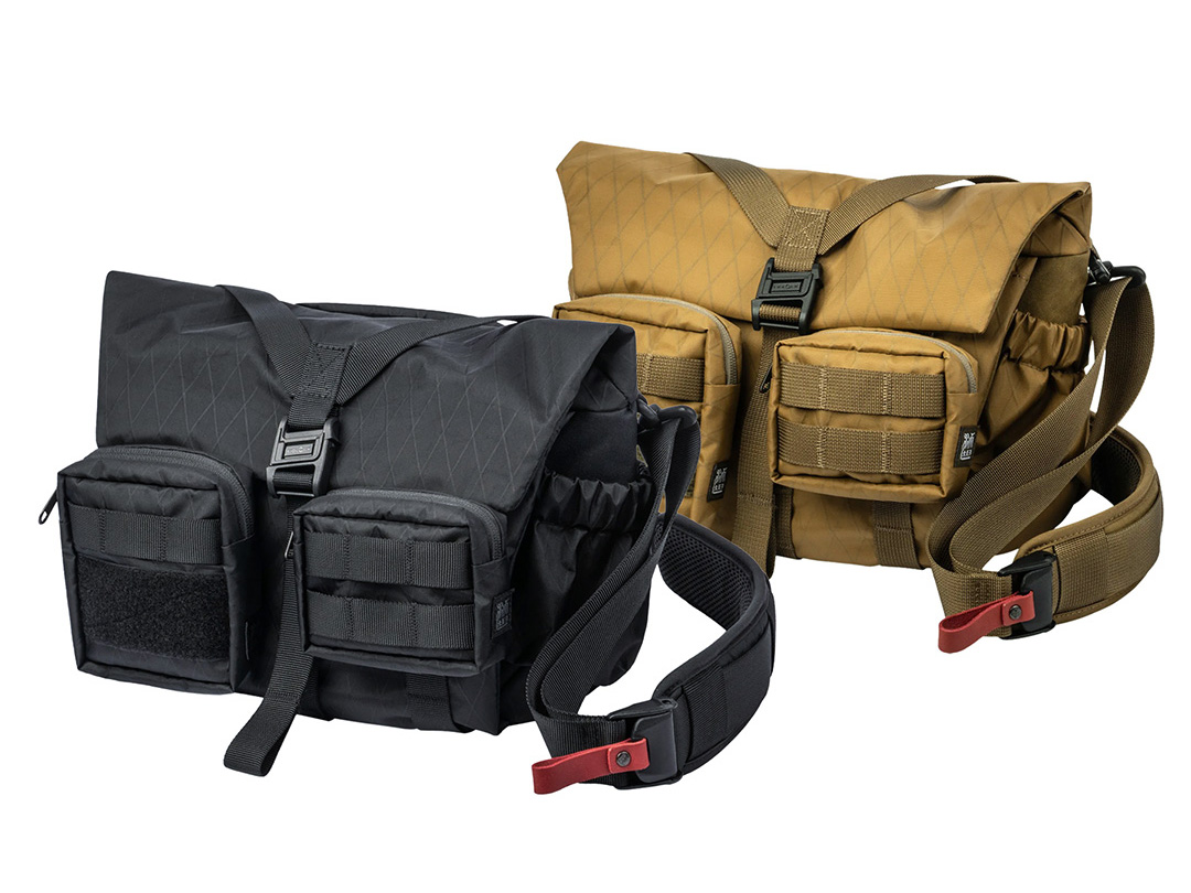 WOTANCRAFTショルダーバッグに素材違いの限定品　キャンバス地をX-Pacに　国内販売は計10個に限定