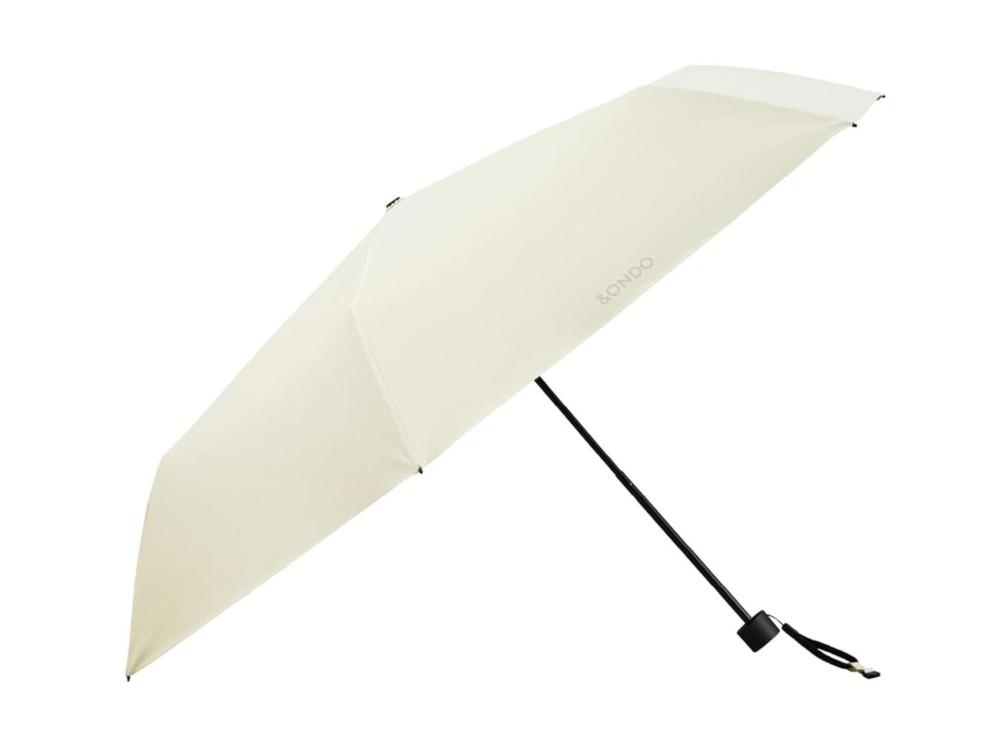 【新品】サーモス&ONDO COOL遮熱晴雨兼用傘　ベージュ（SG-C601F） 岡嶋和幸の「あとで買う」：1,772点目：日差しによる温度上昇を抑え