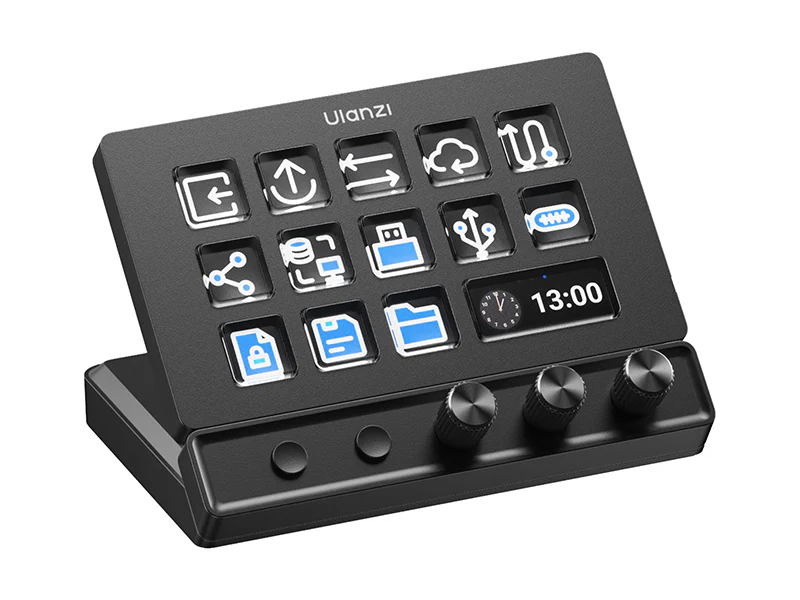 左手デバイスにドッキングステーションが統合した「Ulanzi D200X Creative Deck」　撮影用ライトの制御にも対応