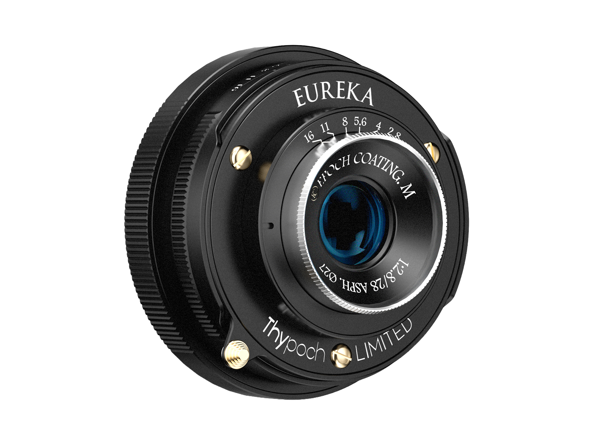 富士フイルムX用の薄型パンケーキレンズ「Thypoch Eureka 28mm f/2.8 ASPH.」　1950年代の英国製レンズに着想