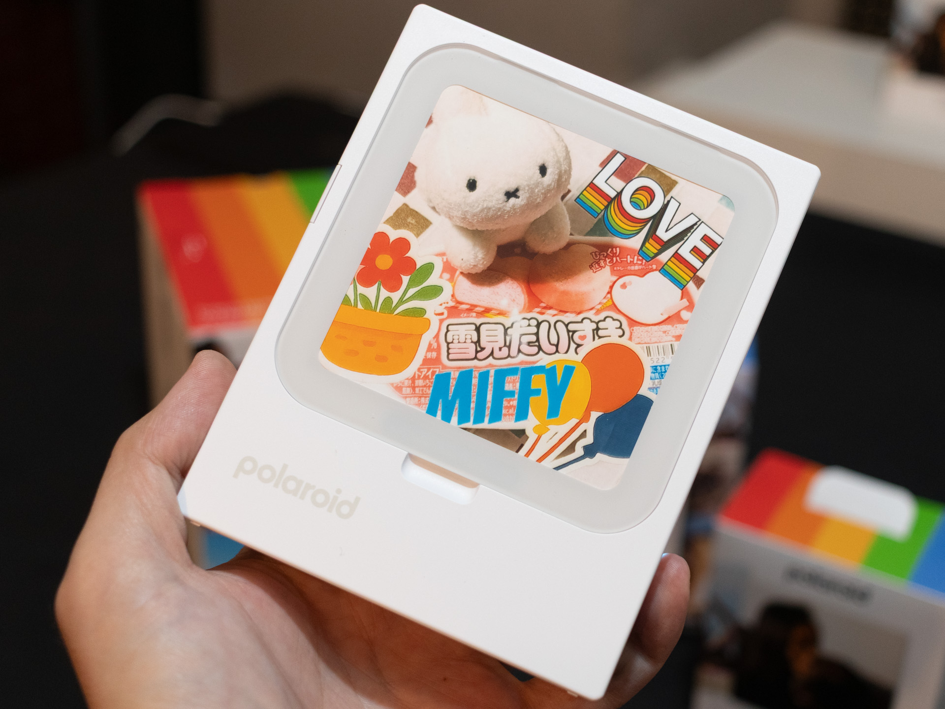 フォトプリンター 正方形大判フォーマット対応のPolaroid製フォトプリンター - デジカメ