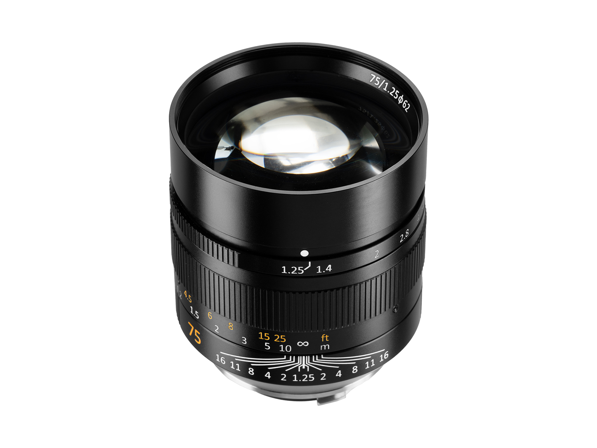ライカMマウントの大口径中望遠レンズ「7Artisans 75mm F1.25 II」　約15％軽量化し画質の向上も