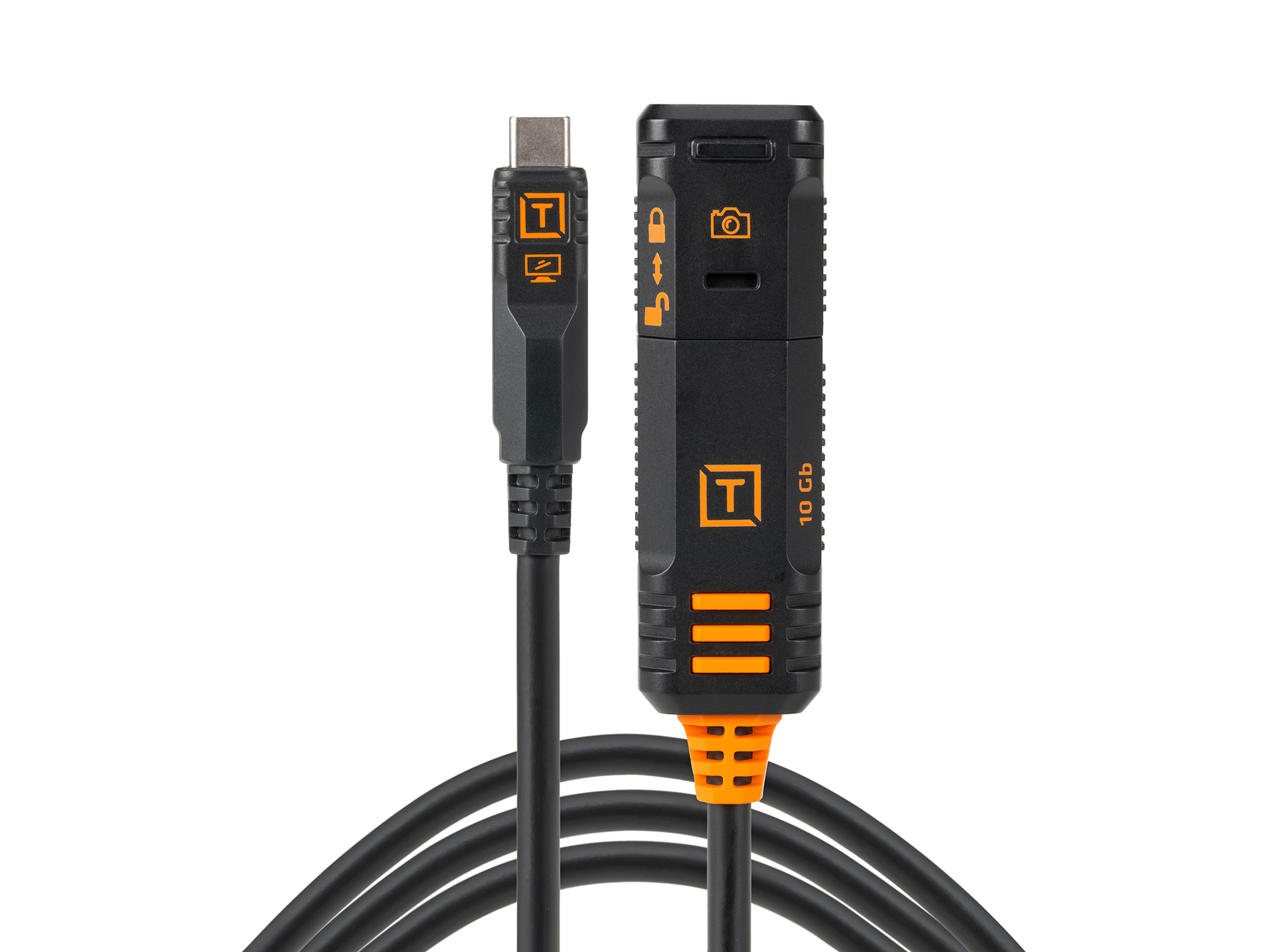 高速データ転送に対応した「テザープロ オプティマ 10Gbps」USB Type-Cケーブル　ICチップ搭載でテザー撮影をアシスト　19.2mまでの延長も