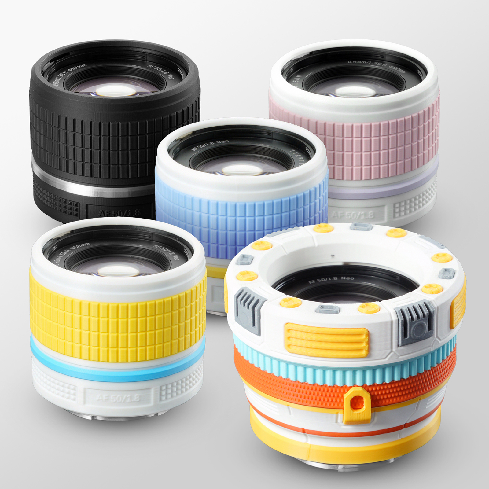 3Dプリンターで外観カスタムを楽しめるAF単焦点レンズ　TTArtisanの新シリーズ「Neo」から