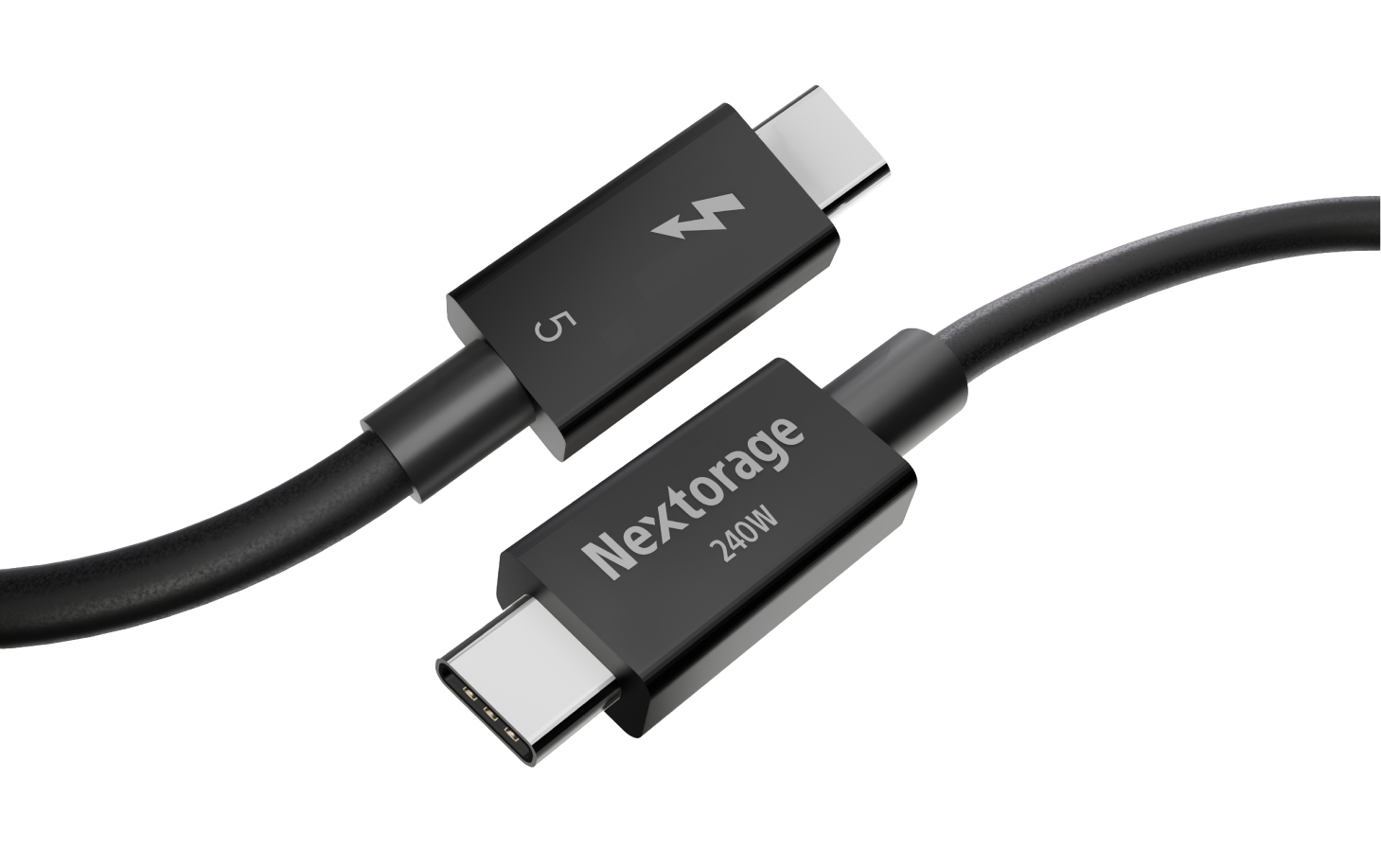 NextorageからThunderbolt 5認証のUSB Type-Cケーブル　